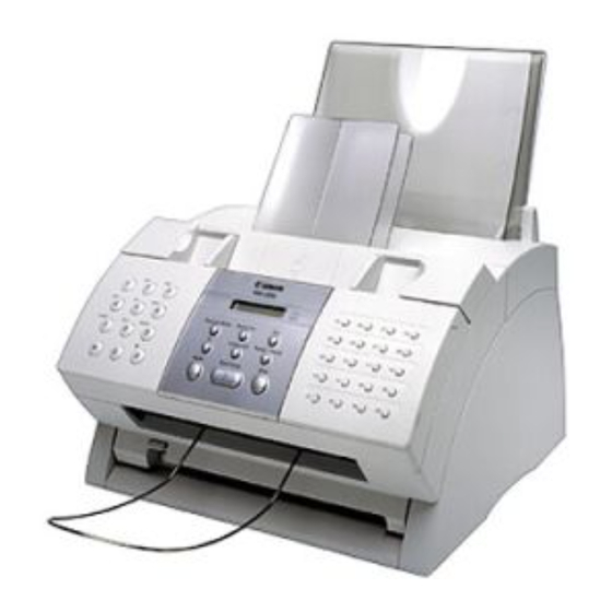 Canon FAX L200 Getting Started Manual