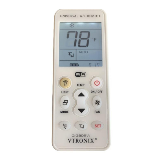 Vtronix Q380-EW Quick Start Manual