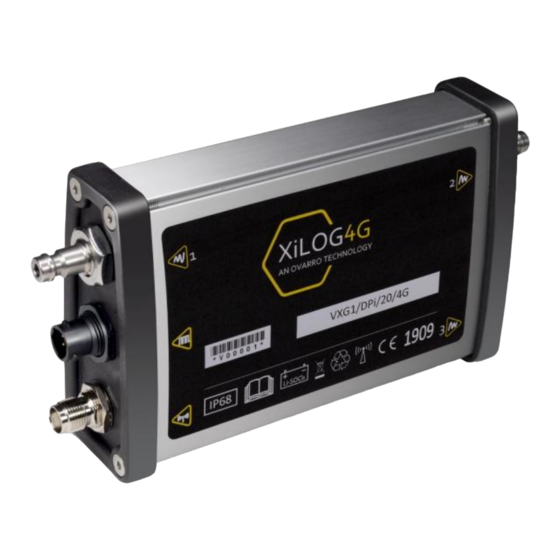 OVARRO XiLOG 4G/IOT Data Logger Manuals