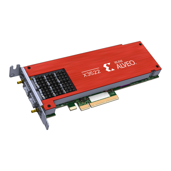 Xilinx Alveo X3522 Manuals