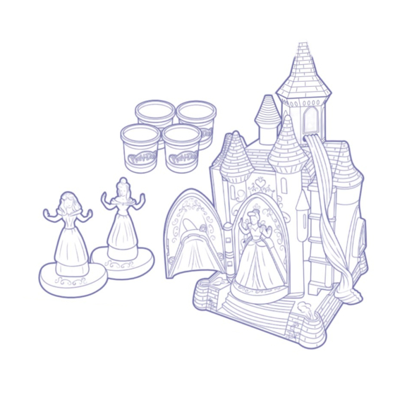 Hasbro Disney PRINCESS Play-Doh Prettiest Princess Castle Assembly