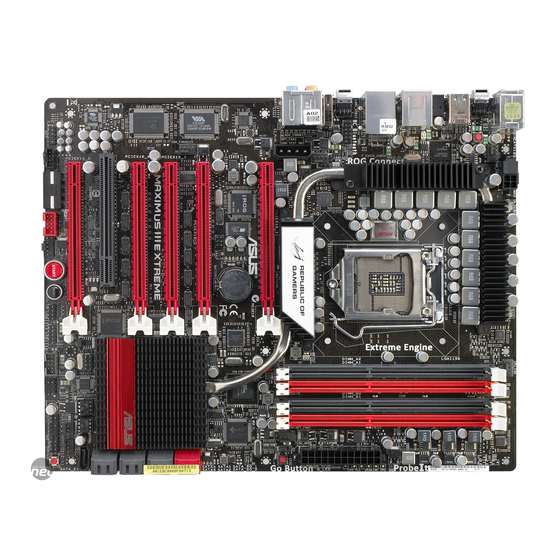 Asus MAXIMUS III EXTREME User Manual