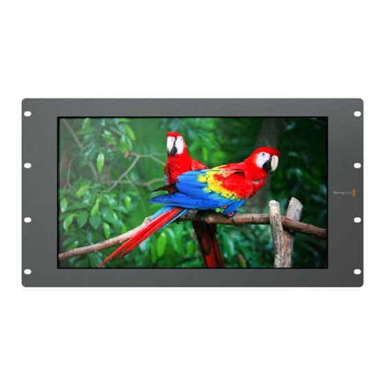 Blackmagicdesign SmartView Installation And Operation Manual