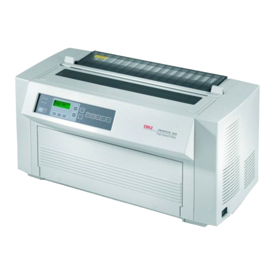 Oki Pacemark 4410 Service Handbook