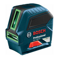 Bosch GLL 100 GX Operating/Safety Instructions Manual