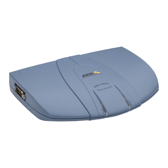 Axis 5600 Plus User Manual