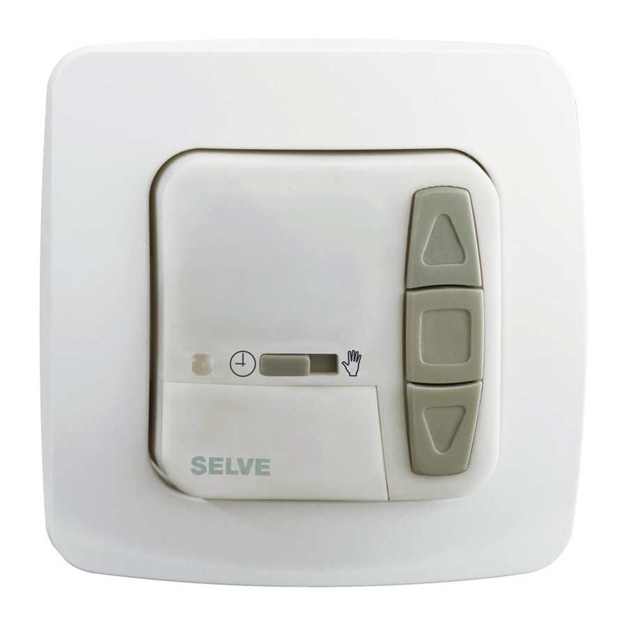 Selve i-Control Operating Instructions Manual