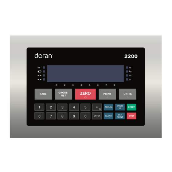 Doran Scales 2200 Series Technical Manual