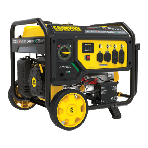 Champion Power Equipment 100891 Quick Start Manual
