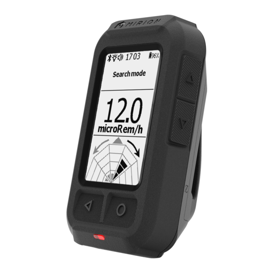 Mirion Technologies AccuRad PRD Operating Manual