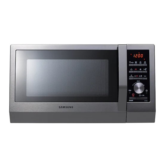 Samsung CE117ALF Owner's Instructions And Cooking Manual