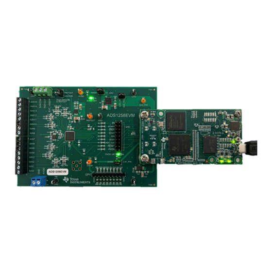 Texas Instruments ADS1258EVM-PDK User Manual