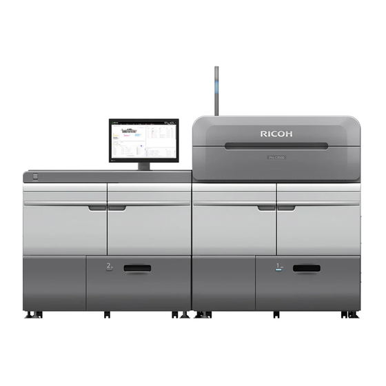 Ricoh Pro C9500 Basic Operation