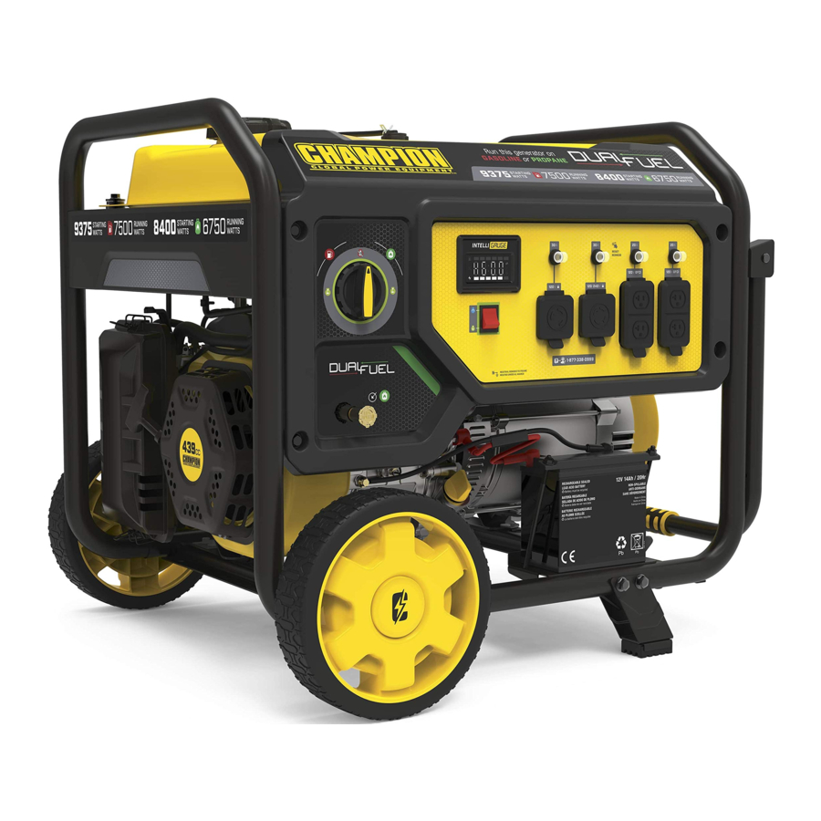 Champion Power Equipment 100891 Troubleshooting Manual