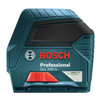 Bosch GLL 100 G User Manual