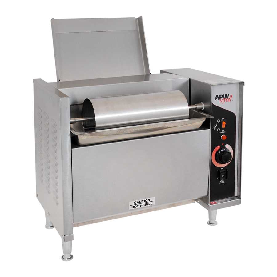APW Wyott M-95-2 208V Specification Sheet