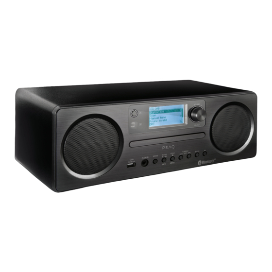 Peaq PDR350BT-B User Manual
