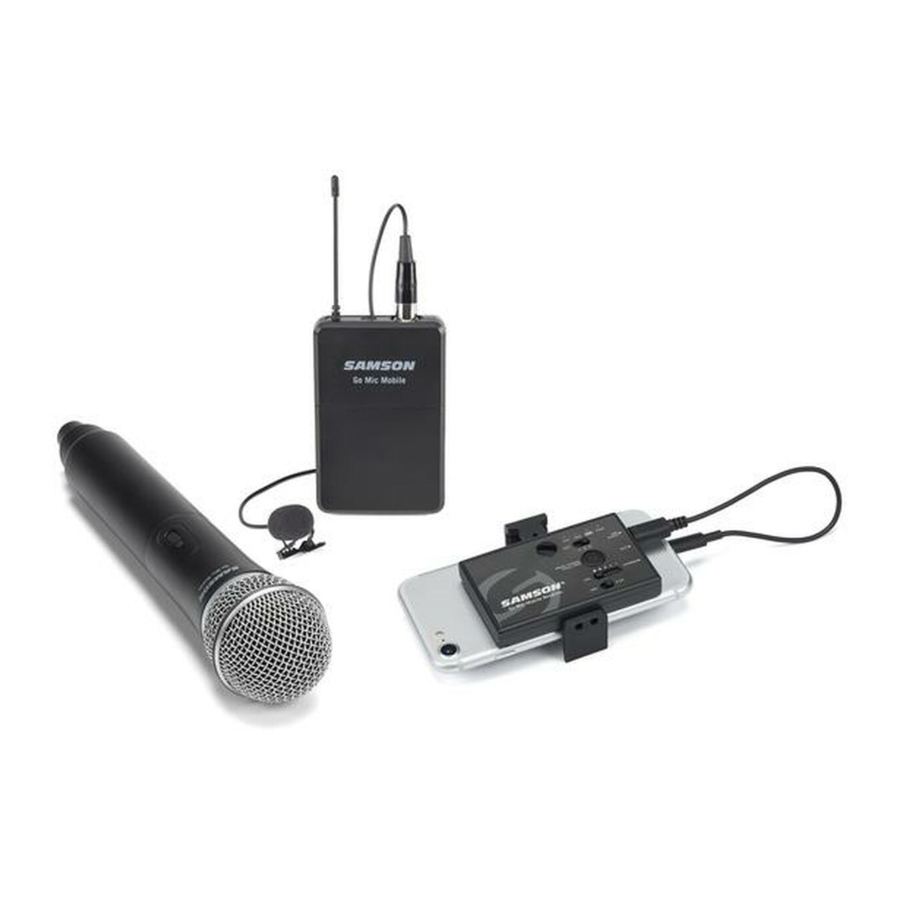 Samson Go Mic Mobile Quick Start Manual