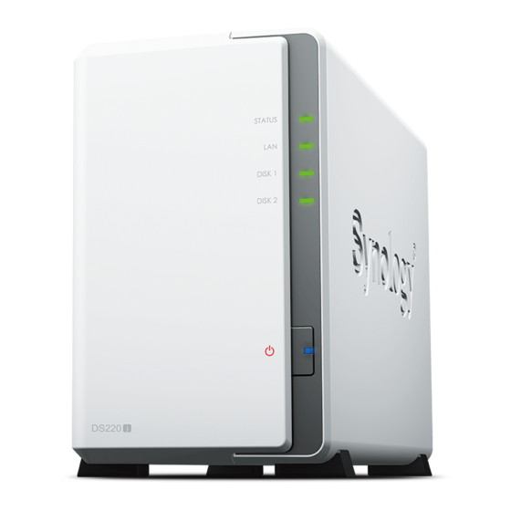 Synology DS220j Manuals