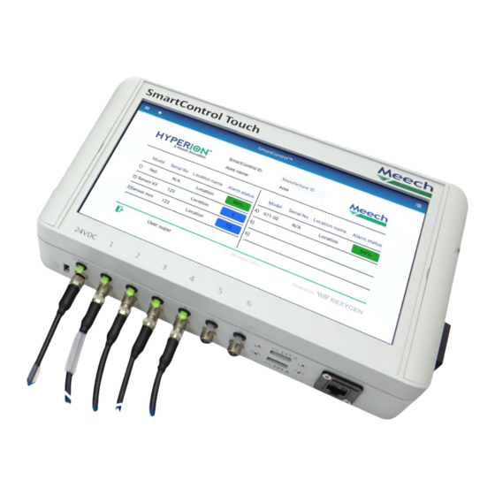 Meech HYPERION SmartControl Touch Operating Manual