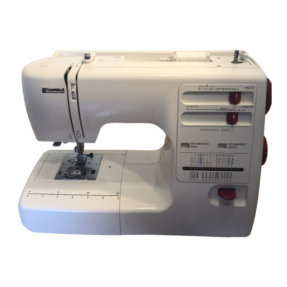 Kenmore 18221 - Drop-In Bobbin Sewing Machine Manuals