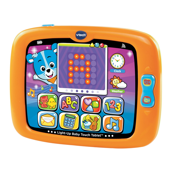 VTech Light-Up Baby Touch Tablet Manuals