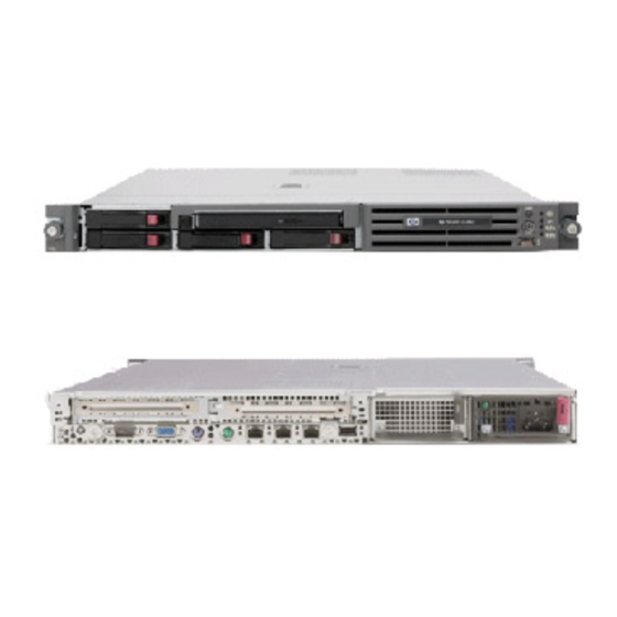 HP ProLiant DL360 SERIES User Manual