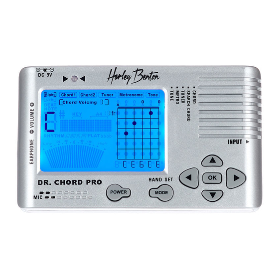 thomann Dr. Chord Pro User Manual