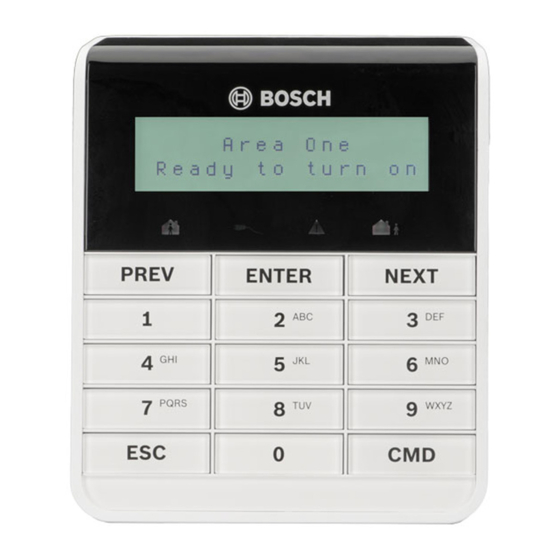 Bosch B915I User Quick Reference Manual