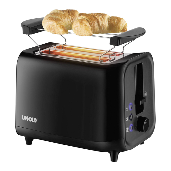 Unold TOASTER SHINE Instructions For Use Manual