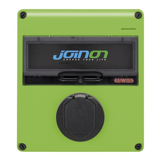 Gewiss JOINON EASY Series User And Installation Manual