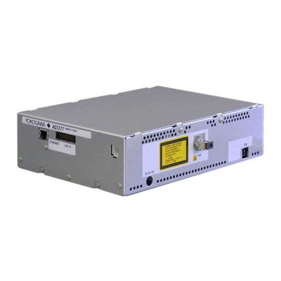 YOKOGAWA AQ7277 User Manual