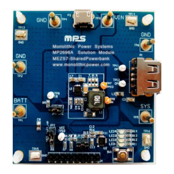 MPS SharedPowerBank MEZS7 Manuals
