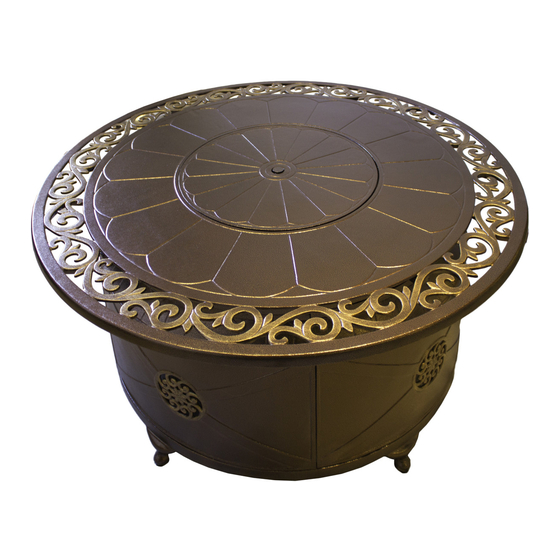 User Manuals: Hiland F-1201-FPT Outdoor Fire Pit