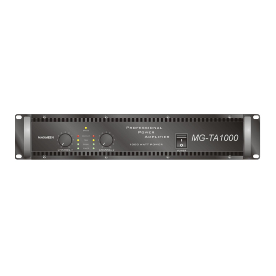 Maxmeen MG-TA1000 Manuals