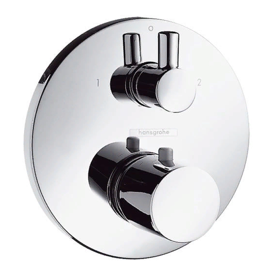 Hans Grohe 15720 Series Quick Start Manual