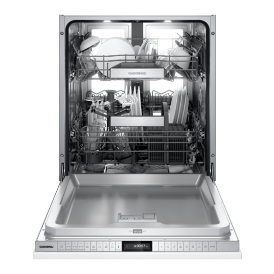 Gaggenau DF480100 Information For Use