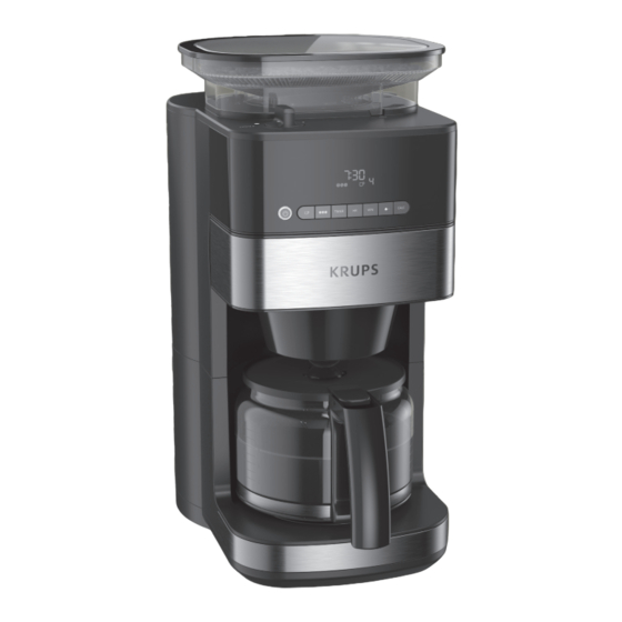 Krups KM832810 Manual
