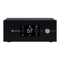 INDY AUDIO LABS Acurus ACT 4 Operating Manual And Installer Manual