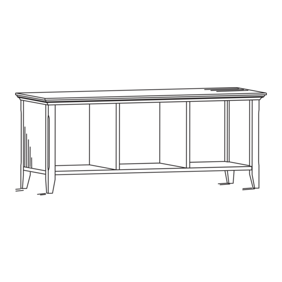 Whittier Wood Furniture Westport 537Wa Assembly Instructions Manual