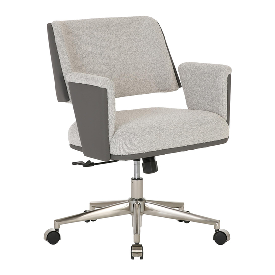 realspace MODERN COMFORT Series Assembly Instructions And Warranty Information