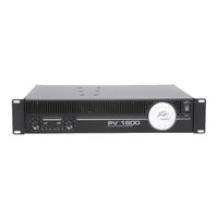 Peavey PV1600 Operating Manual