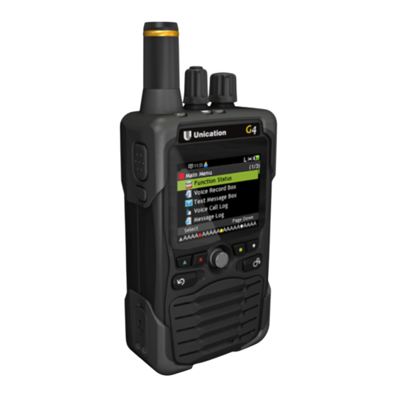 unication G4 Quick Manual