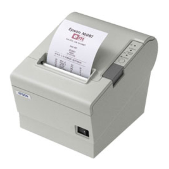 Epson TM-U325 Series Manual