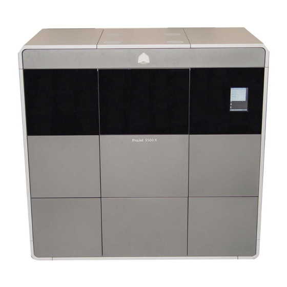 3D Systems ProJet 5500X User Manual