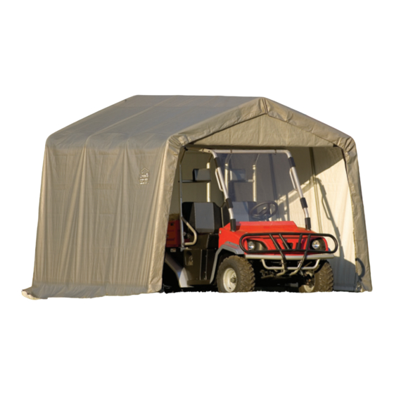 ShelterLogic Peak Style 8' W x 8' H Assembly Instructions Manual