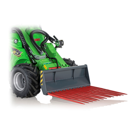 AVANT A36038 Operator's Manual For Attachment