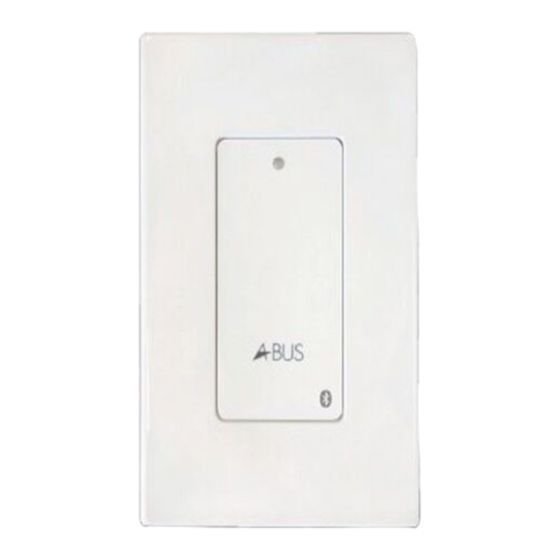 Forte A-BUS AB-BT20 Installation Manual & Warranty Information