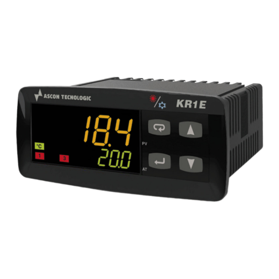 Ascon tecnologic Kube KR1E Quick Start Manual