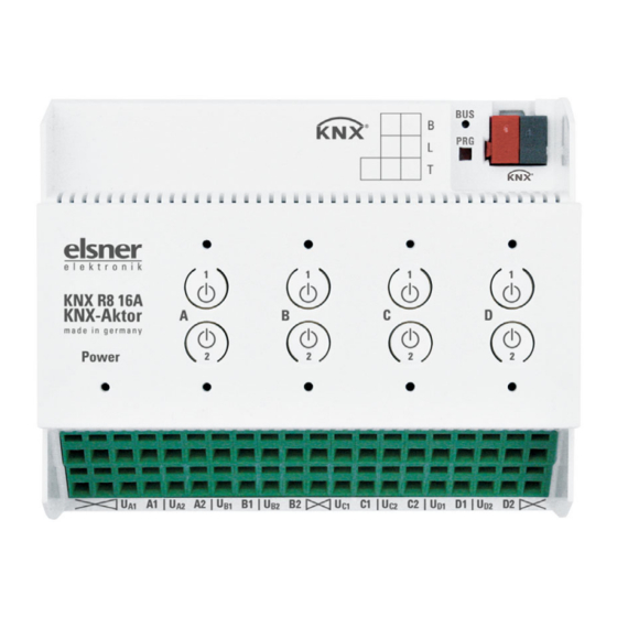 elsner elektronik KNX R4 16 A Installation And Adjustment